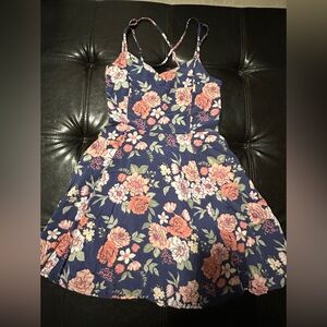 Garage floral dress with pockets